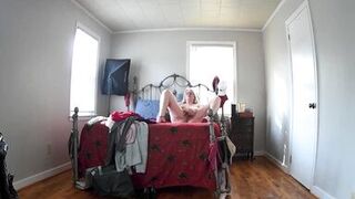Hidden Camera - "Step" Mom Comes Home From Shopping, Tries On New Clothes And Masturbates!