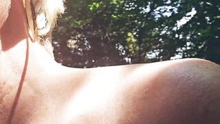 Mature Milf Looking for a stranger in the woods to suck and jerk him off thoroughly until he cums in my mouth - 8 image