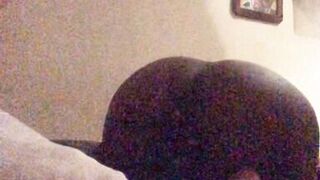 Sexy ebony milf plays and enjoys her toy boy BBC pt 1