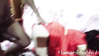 Desi wife fucked in red saree. - 15 image