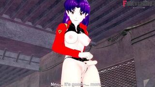 Misato Katsuragi fucking pov | Neo Genesis Evangelion | Short - 2 image