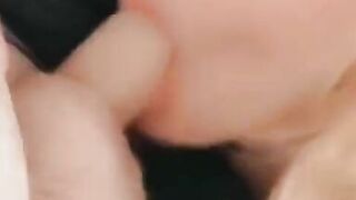 Got my big tits out and sucking cock - 11 image