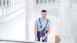 MOMXXX Horny big tits blonde MILF Letty dirty threesome with hard handymen