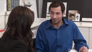 Busty Milf Fucks Her Employees - 2 image