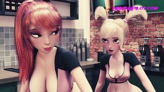 !!OMG!! You Crushed My Ass and Pussy // Exclusive Teen vs Teen All In Fuck // Animation 3D Sex - 2 image