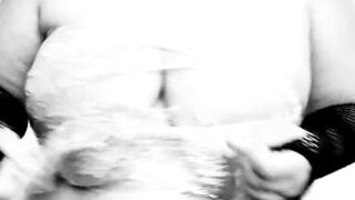 I dance with my big boobs wrapped in plastic wrap. LiaKahn spanish milf amateur curvy hot chubby submissive bitch slut - 6 image