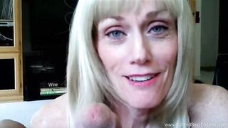 Lengthy Haired Blond Older Oral-Stimulation Queen
