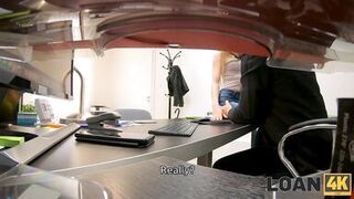 LOAN4K. Golden-Haired woman feels extreme wish to do it with the creditor