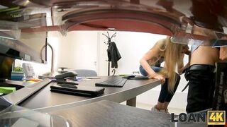 LOAN4K. Golden-Haired woman feels extreme wish to do it with the creditor