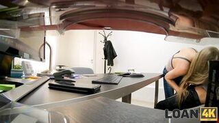 LOAN4K. Golden-Haired woman feels extreme wish to do it with the creditor