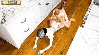 Drawing CG - 108 Female-Dom (01) - Sneaking with stepmother Part 1