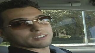 Sarah Jessie and her voyeur hubby were sitting in a public park, when a stud ask 'em for a 3some