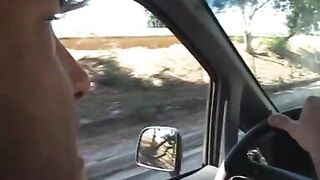 Breasty golden-haired receives hits by car and screwed in strangers abode - 2 image