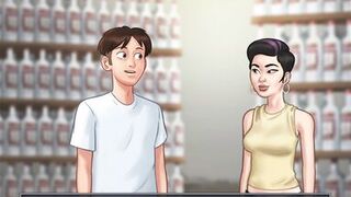 Summertime Saga - Gorgeous Russian woman has fantastic sex with a biggest cock (Khadne)