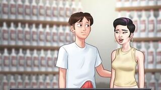 Summertime Saga - Gorgeous Russian woman has fantastic sex with a biggest cock (Khadne)