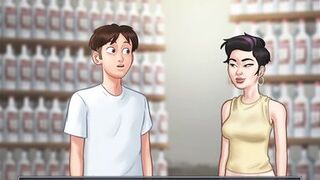 Summertime Saga - Gorgeous Russian woman has fantastic sex with a biggest cock (Khadne)