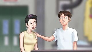 Summertime Saga - Gorgeous Russian woman has fantastic sex with a biggest cock (Khadne)