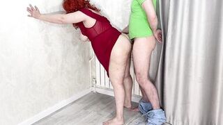 Mature neighbor came to visit to suck cock and have anal sex - 13 image