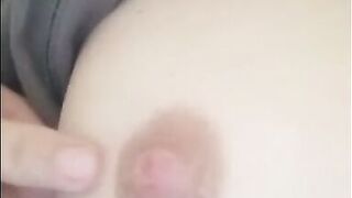 Nipples and Tits Playing Compilation with and without Piercing - 12 image