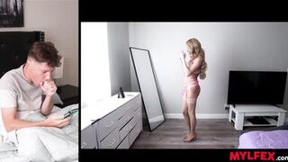 Mylfex - Dirty Hot Milf Aroused the Boy On the Right Line - 5 image