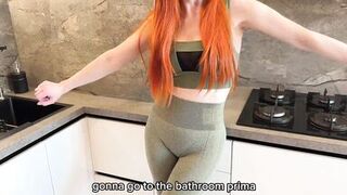 Brazenly Seduced and Fucked His Stepmother While Stepfather Was Away - Russian Amateur with Conversations and English Subtitles