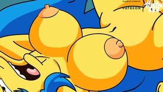 HOMER AND MARGE CREAMPIE CARTOON PORN VIDEO