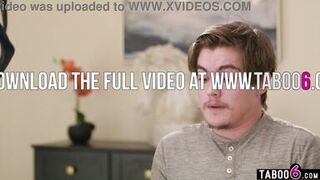 Tyler Cruise's massive latina boobs distract young stud while Little Puck teaches him how to handle her massive tits - 8 image