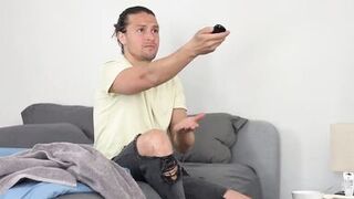 Stepmom Natasha Nice seduces stepson with her massive tits and takes his load - 1 image