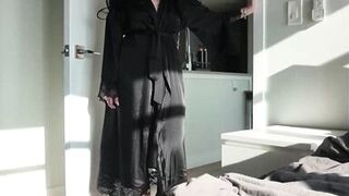 Hot MILF August's perfect tits and ass get pounded in POV while wearing stockings - 1 image