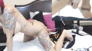 Anna Bell Peaks shows off her massive knockers while giving a steamy live show on webcam - 4 image