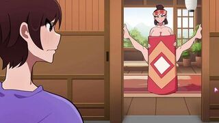 Stepmom Bubbles & Babes parody with a curvy MILF in yoga pants - Big tits and ass animation