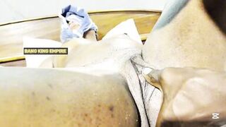 Watch Ebony Hot Babe take a deep dicking & swallow every last drop of cum - 6 image