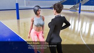 Ebony MILF in Sunville 2, Part 66: A wild ride with a hung teacher, a slutty college girl, and a creamy load