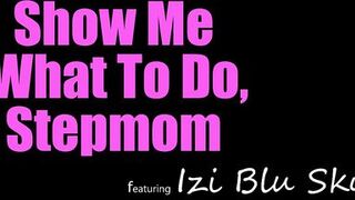Stepson's pussy pounds Izi Blu Sky's Big Boobs in POV lingerie lesson - 1 image
