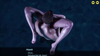 MILFs with natural tits & underwater bodies take on big dicks & blowjobs in a wild 3D beach sex video - 12 image