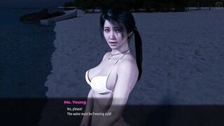 MILFs with natural tits & underwater bodies take on big dicks & blowjobs in a wild 3D beach sex video - 8 image