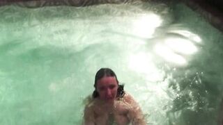 Watch Hot Milf Nina moan loudly while getting off in a sauna with her curvy body - 5 image