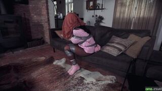 Watch MILF Amora bound and gagged in bondage by Jeff Gag's tape - 2 image