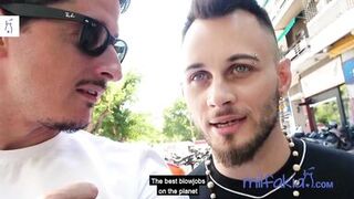 Watch Alice Alisaki and her GF take turns riding a massive rod in a steamy threesome with Greek studs - 2 image