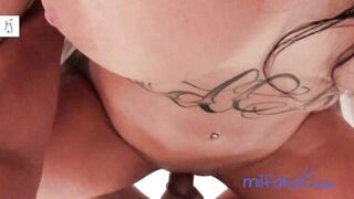 Watch Alice Alisaki, the curvy Greek MILF, take a wild ride in POV doggy style action! - 7 image
