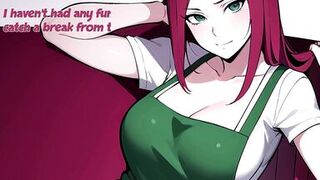 Watch Kushina's tight MILF pussy get stretched by new riding technique - JOI Hentai - 3 image
