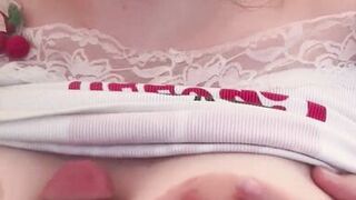 Kisicaxx's dirty talk and massive natural tits make you want to stroke your cock - 11 image