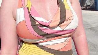 Virgo Peridot's natural tits bounce as she gets interviewed & banged by a big black cock college boy
