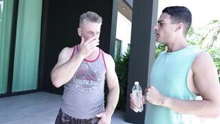 Karen Collects more than just rent with Leo Valentino & Cory Chase - Taboo Heat - Exclusive Threesome with Big Tits, Blowjobs - 2 image