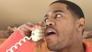 The MILF And The Convict! Lonely Huge Tit MILF Paid A Visit By Escaped BBC - 2 image