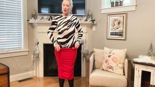 Danielle Dubonnet 65 Year Old MILF Try On #2