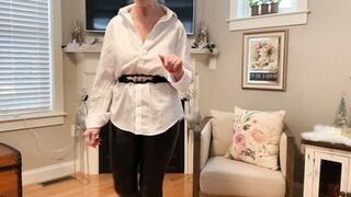 Danielle Dubonnet 65 Year Old MILF Try On #2