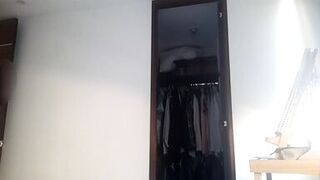 Maid has huge natural breasts and lets her boss squeeze them as she loves it