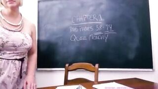 My stepaunt teaching me a lesson