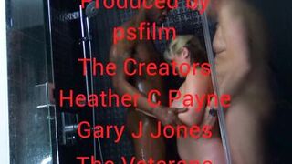 Amateur slut riding black shaft in threesome